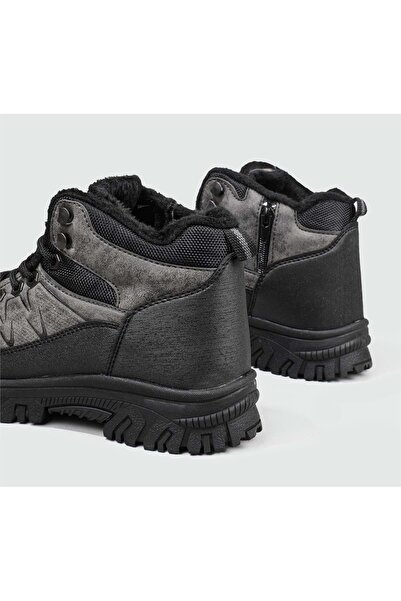 KOCAMANLAR Black Sea 579 Outdoor İçi Yünlü Erkek Bot FÜME