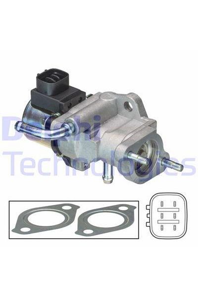Toyopar Corolla 03- / Auris Yaris 06- 1.4 D4d Egr Valve2562033030 Delphi