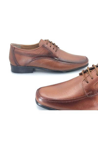KCMN Işık My-020 100% Γνήσιο Δέρμα Ανδρικά Παπούτσια Classic Tan