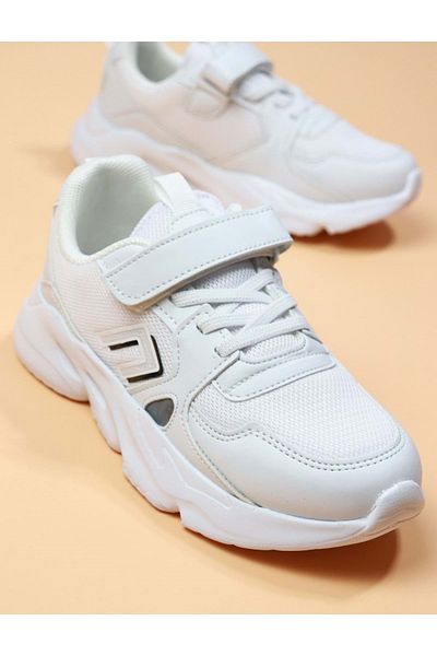 KCMN Cool Tokyo Full Ortopedic Unisex Pantofi sport pentru copii, alb
