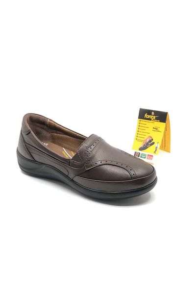 KCMN Forex 0-1002-2 100% Leather Dr. Recommended Women's Casual Shoes Brown