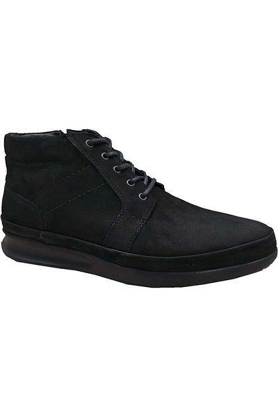 KCMN Copacabana 1055 100% γνήσιο δέρμα Ανδρικές μπότες casual μαύρο-nubuck