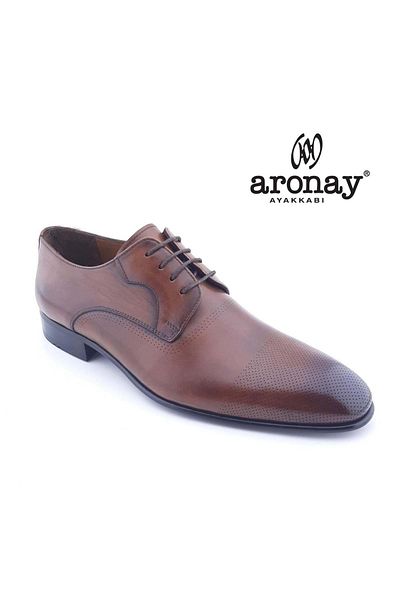 KCMN Ανδρικά Παπούτσια Classic - Aronay Lace-Up, Jurdan Leather, Tan