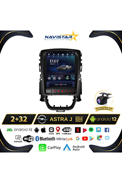 Navistar Opel Astra J Tesla Android Multimedya Ekran 2 32 Gb Ips Ekran
