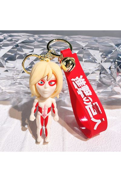Köstebek Anime Attack On Titan - Annie Leonhart Titan Form Silicone Keychain