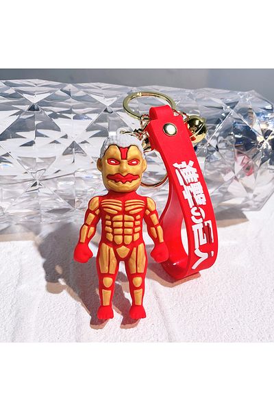 Köstebek Anime Attack On Titan - Reiner Braun Titan Form Silicone Keychain