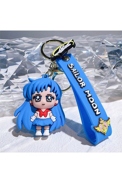 Köstebek Anime Sailor Moon - Other Mercury Silicone Keychain