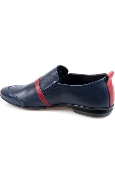 KCMN James Franco 812 %100 натуральна шкіра Лофер Чоловічі балетки LACİVERT