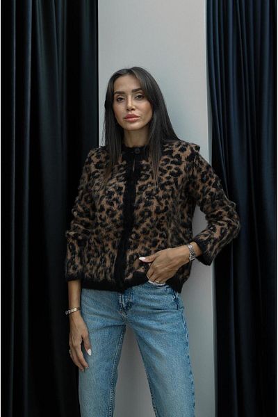 Havoş Жилетка Nicole с кафяв леопард