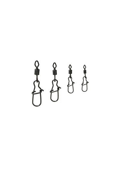 DAM Effzett D-lock Snap Swivel - 10 Pieces xs 12 Kg