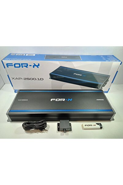 For-X Mono Amfi + For-x Çakmak 2500RMS – For-x XAP-2500.1D Bass Anfisi – Bass...