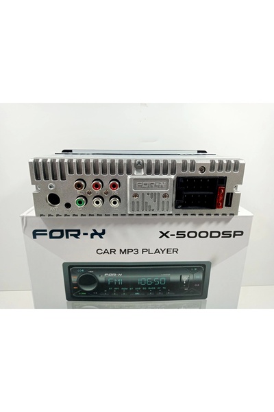 For-X Teyp + Çakmak – X-500DSP 4x60w – 3 Amfi Çıkışlı Tesisat Teybi