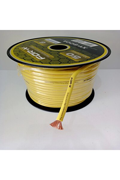 For-X Amfi Tesisat Güç Kablosu 6ga - Xy-6 Cca Oto Anfi 6ga Power Kablosu - 5 ...