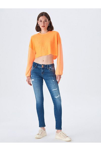 Ltb Pantaloni de piele Molly M Mid Rise