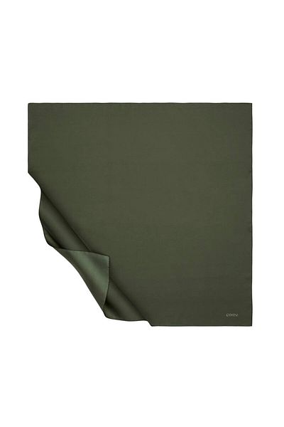 ipekevi Μασίφ Twill Silk Φουλάρι - Ελιά