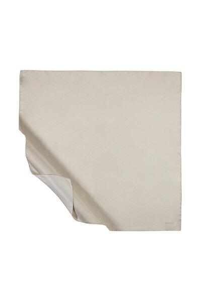 ipekevi Μαντήλι ίσιο Twill Silk - Αμύγδαλο