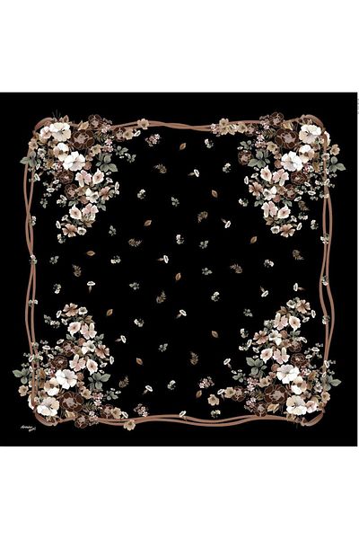 Armine Sport Twill Scarf - 8533-91 Μαύρη Καραμέλα