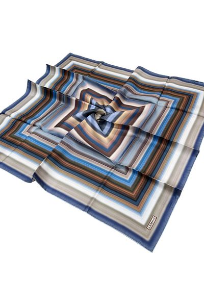 Armine Μεταξωτό Φουλάρι Nostalgia - 8237-31 Indigo Twill