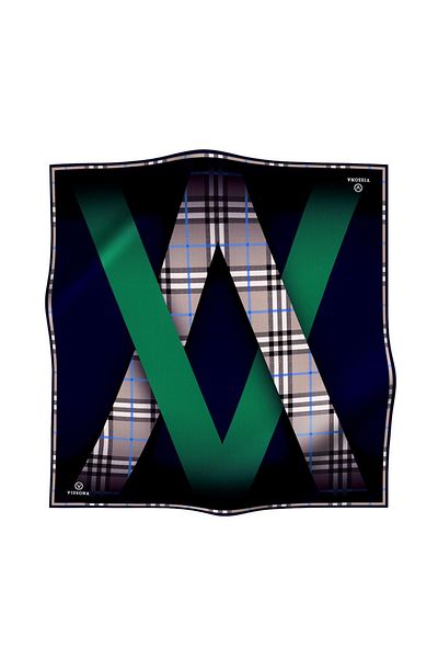 Vissona Μεταξωτό μαντίλι Twill - 581 - 0036-0033