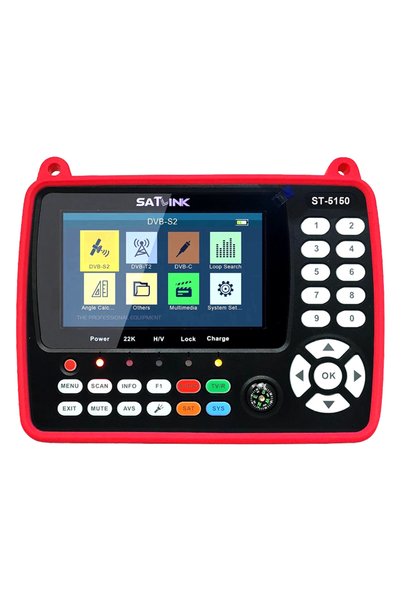 SATLINK ST-5150 Combo DVB-S/S2/C/T/T2 - 4.3'' Ekranlı Görüntülü Full HD Uydu Yön Bulucu