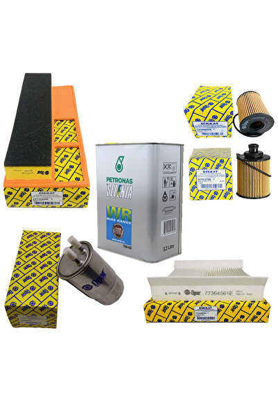 Genel Markalar Fiat Linea Euro 4 1.3 Multijet 16v Filtre Bakım Seti - Model 2007-2012 [4 1-otodeposuset1515d]