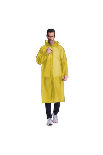 suoutdoor Savage Pvc Yellow Pocket Raincoat (11011)