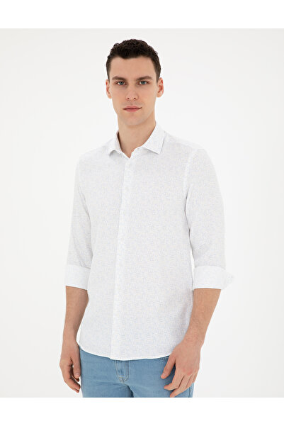 Pierre Cardin Limon Slim Fit Uzun Kollu Gömlek 50283501-VR035