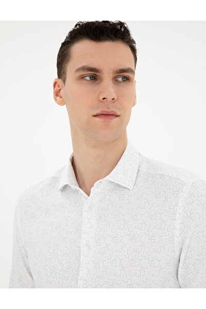 Pierre Cardin Limon Slim Fit Uzun Kollu Gömlek 50283501-VR035