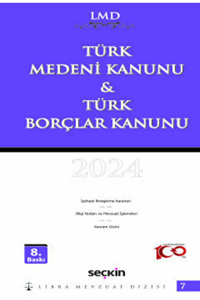Seçkin Yayıncılık Türk Medeni Kanunu & Türk Borçlar Kanunu / LMD - 7 Libra Me...