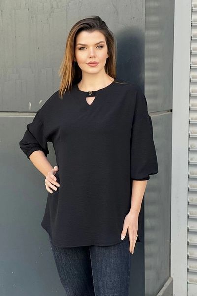 aytemas Μπλούζα με λεπτομέρεια με κουμπί στο γιακά
