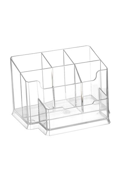 Bigpoint Bıgpoint BP182 - Transparent Desk Pen Holder