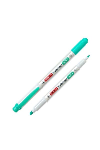 Dong-A Donga Twinler Soft Emerald Green N/55 Highlighter Double Sided