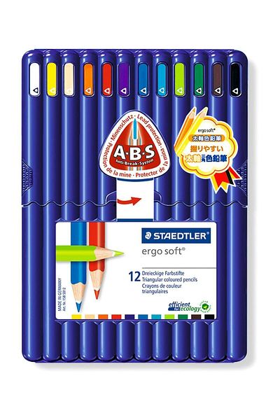 Staedtler Ergosoft 12 Colors Dry Paint 157 Sb12