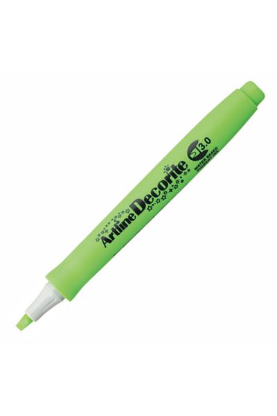 Artlines Artline Decorite Cut End Marker Phosphor Green