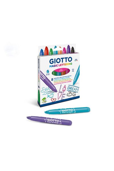 Giotto Gıotto 8 Color Magic Lettering Felt Tip Pen426500