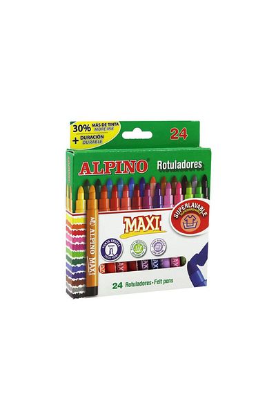 Alpıno Ar-07 Maxi Felt Pen - 24 Colors