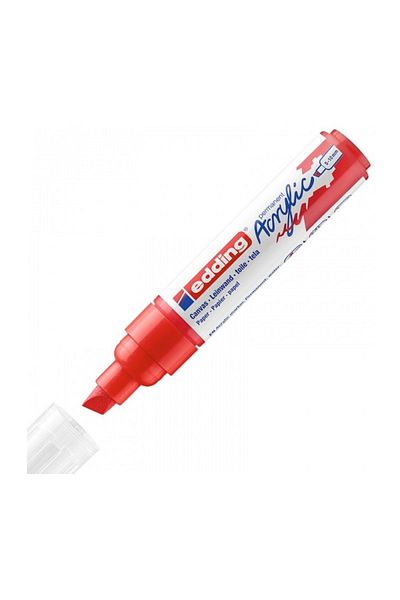 Edding Red Acrylic Marker - Thick Tip Traffic Ed 5000902