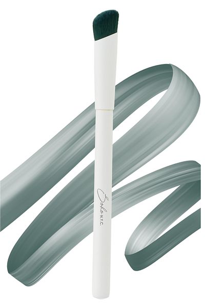 Soho N.Y.C. Vegan Drip Concealer Makeup Brush-v709- Wooden Handle 14.5cm