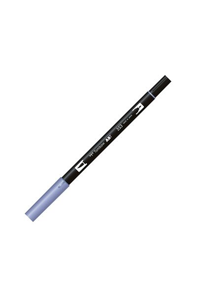Tombow Ab-t Dual Brush Pen Grafik Kalemi Mist Purple 553