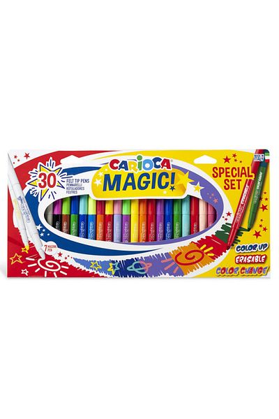 CARIOCA 30 Color Magic Felt Crayons 43183