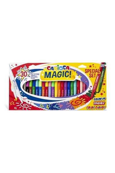 CARIOCA 30 Color Magic Felt Crayons 43183