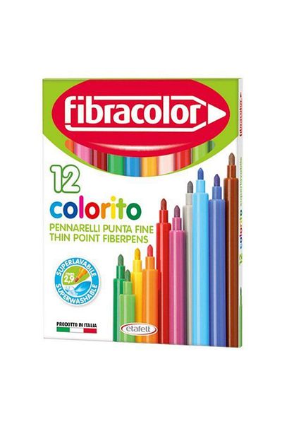 Fibracolor Colorito Keçeli Kalem 12 Renk