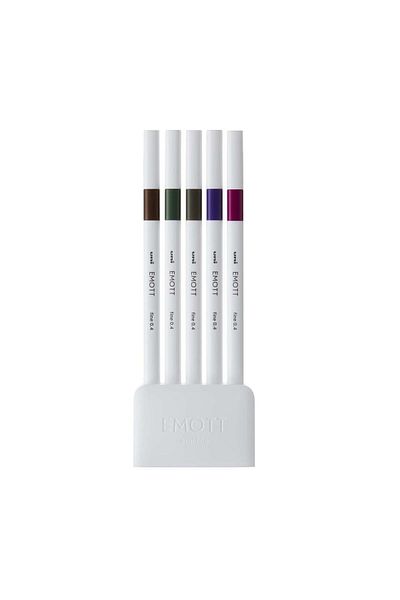 Uni Posca Uni-ball Emott 0.4 Fine Acrylic Tip Pen Set of 5 Pem-sy/5c No:3