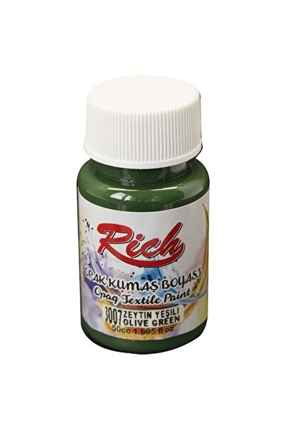 Rich Rıch Akrilik Kumaş Boyası 01921 Zeytin Yeşil 50 Cc.