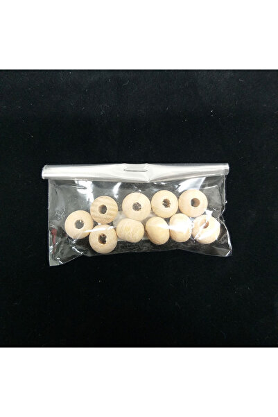 hobimon Mărgele din lemn de 10 mm - 10 buc