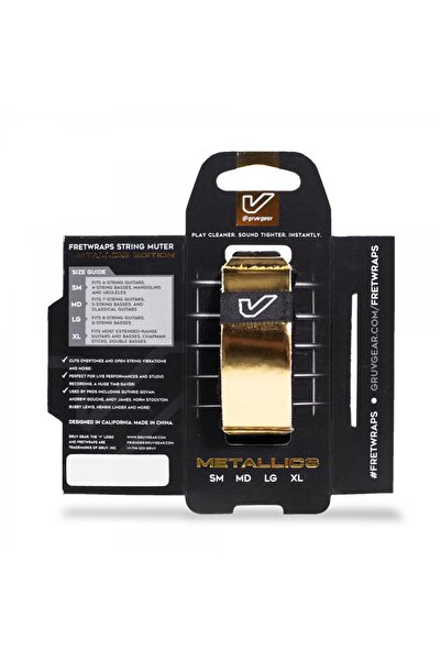 Gruv Gear Fretwrap Metals Auriu - Mic