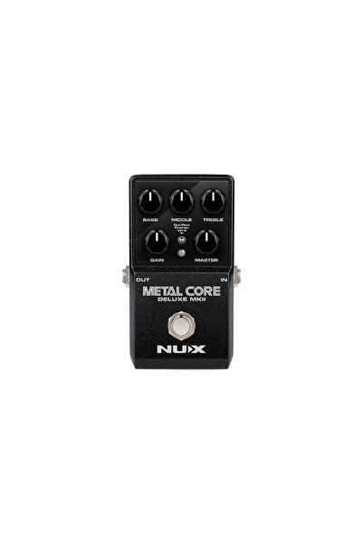 Nux Metal Core Deluxe MKII Distortion Preamp Ve 3 Mod Amfi Modellemesi Pedalı