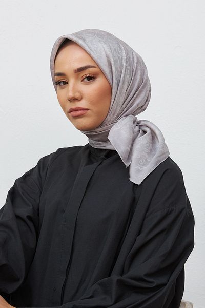 Silk Home Shiny Stone Patterned Scarf