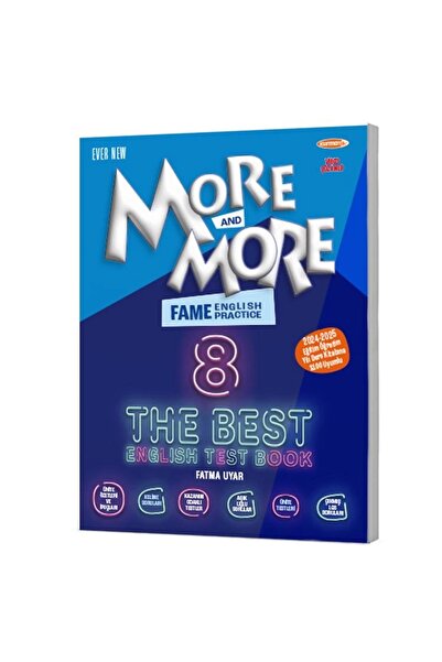 Kurmay Yayınevi KURMAY 8. SINIF MORE & MORE FAME FENOMEN ENGLISH TEST BOOK