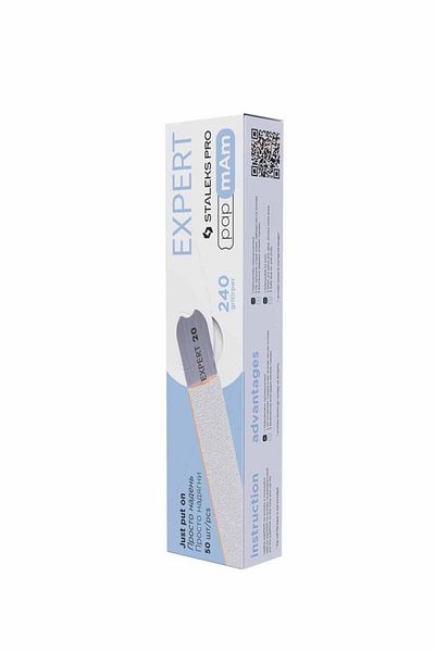 STALEKS Dfce-22-240w Disposable Emery Papman White